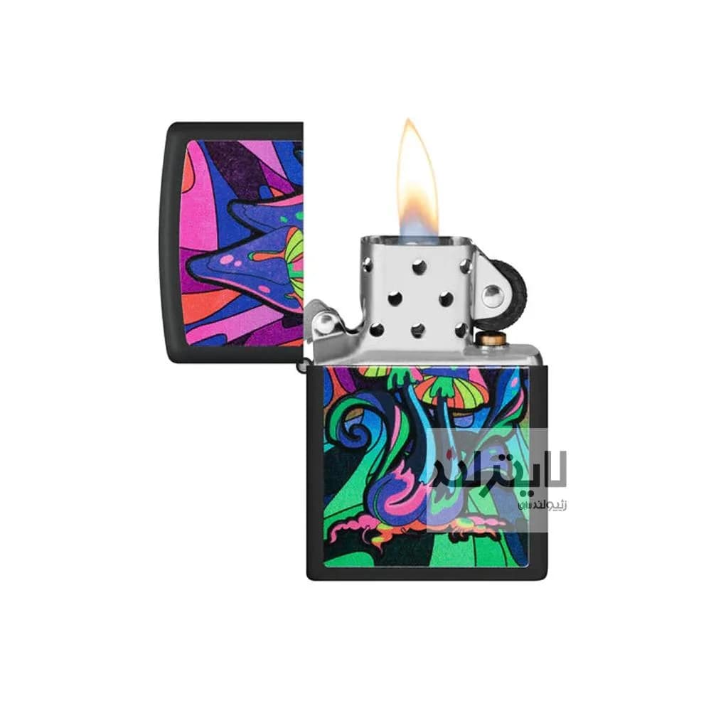 فندک زیپو Black Light Counter Culture Design کد 48386 — تصویر ۳