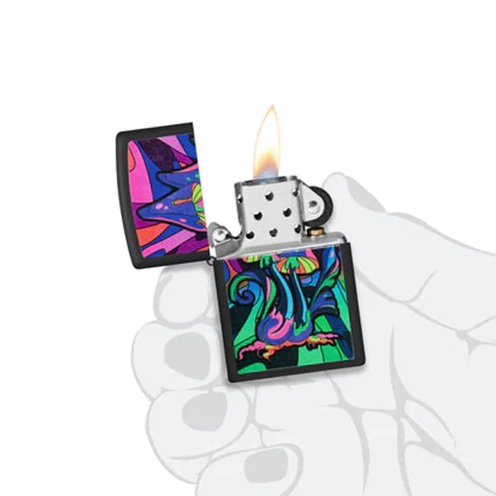 فندک زیپو Black Light Counter Culture Design کد 48386 — تصویر ۴