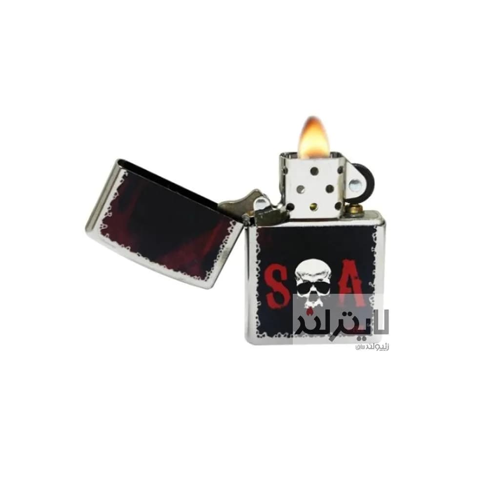 فندک زیپو مدل Sons of Anarchy، Street Chrome Classic کد 28836 — تصویر ۳