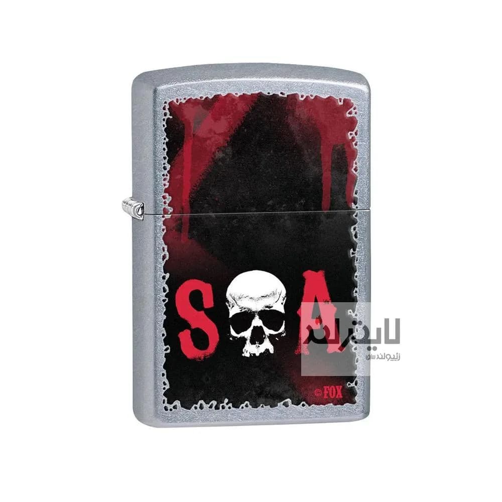 فندک زیپو مدل Sons of Anarchy، Street Chrome Classic کد 28836 — تصویر ۲