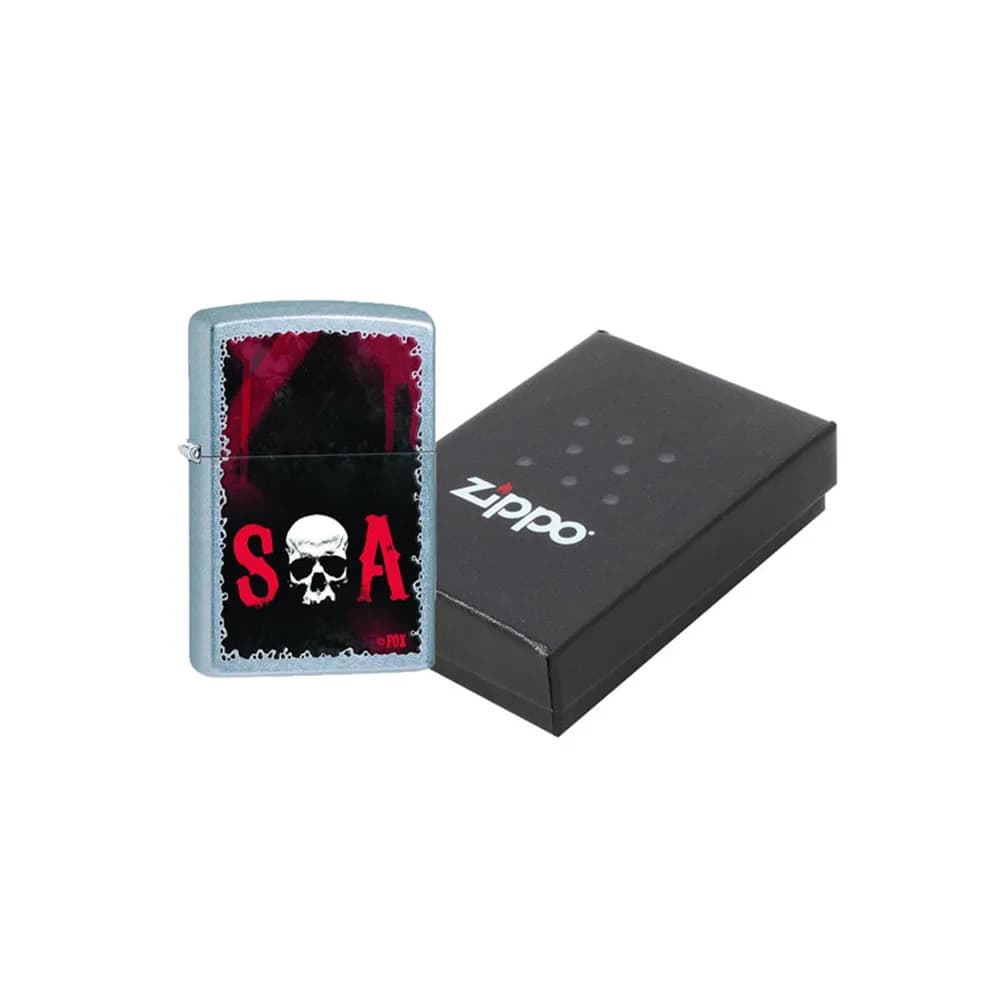 فندک زیپو مدل Sons of Anarchy، Street Chrome Classic کد 28836 — تصویر ۴