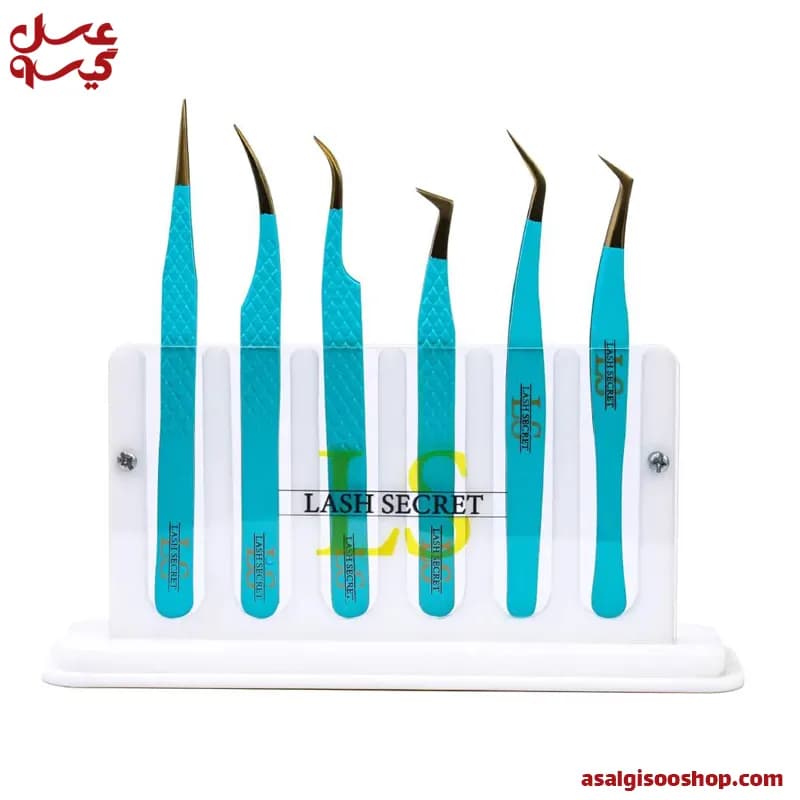 پنس مژه لش سکرت|Lash Secret Eyelash Extension Tweezer| کد 2658 — تصویر ۲