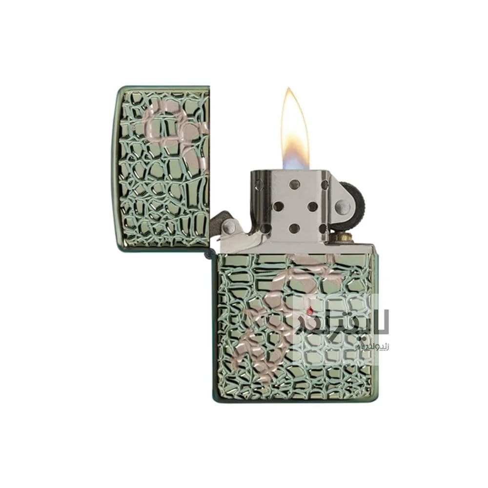 فندک زیپو مدل Alligator Armor کد 29525 — تصویر ۳
