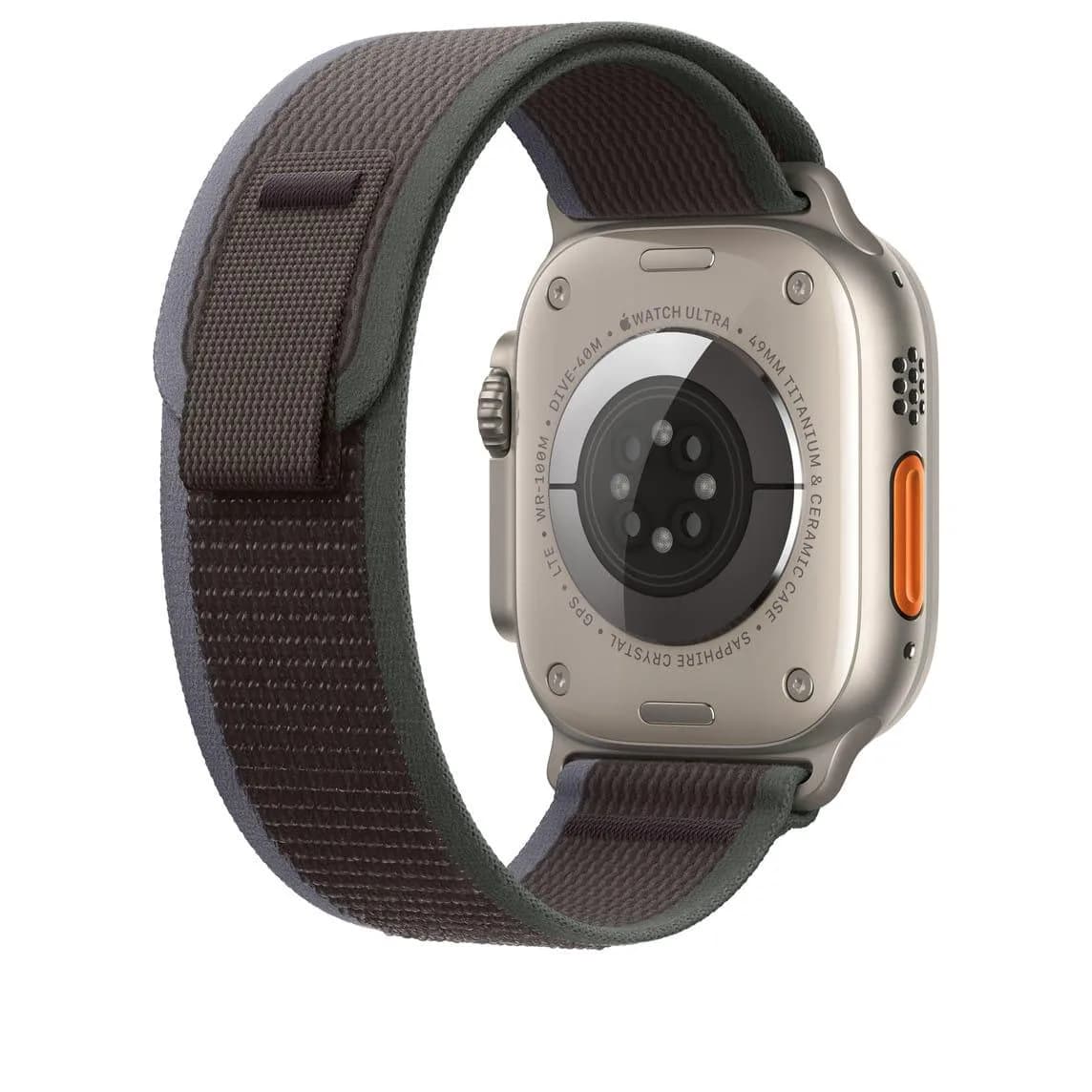 ساعت هوشمند اپل مدل الترا 1 سری 49 میلی متری بند تریل لوپ | apple watch ultra1 Trail loop band titanium case 49mm — تصویر ۸