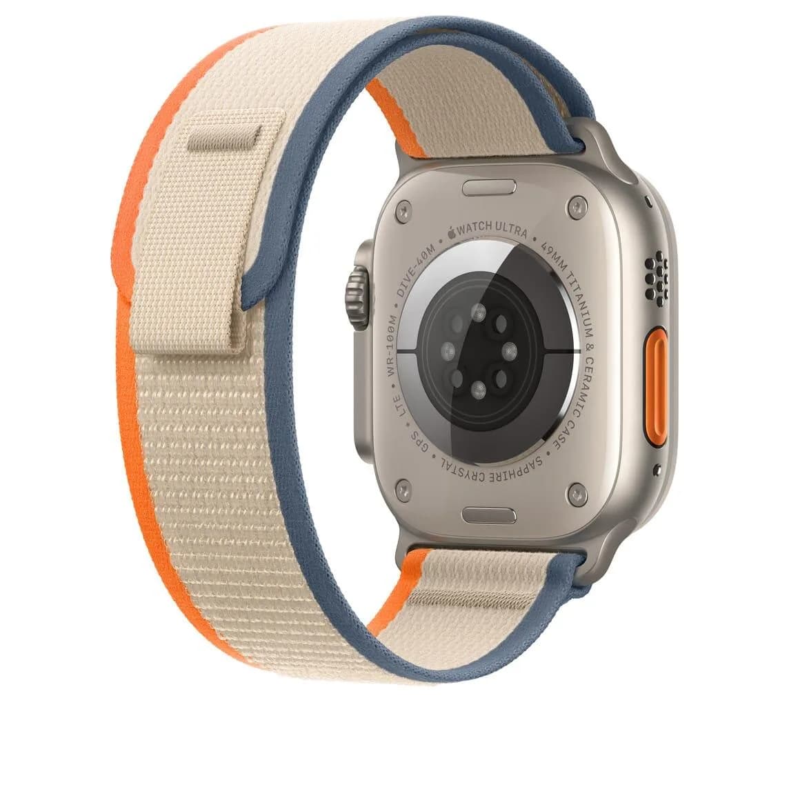 ساعت هوشمند اپل واچ مدل الترا 2 بند لوپ تریل 49 میلی متری تیتانیومی | apple watch ultra2 Trail loop band titanium case 49mm — تصویر ۳