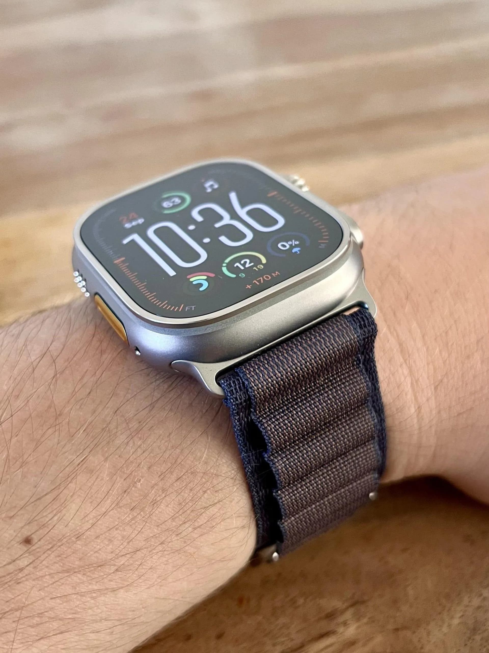 ساعت هوشمند اپل واچ مدل الترا 2 apple watch ultra2 alpine band 49mm titanium (indigo) — تصویر ۵