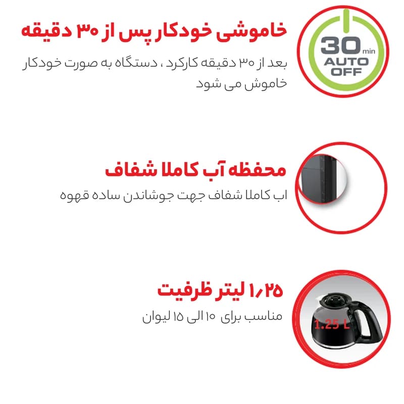 قهوه ساز مولینکس مدل FG370 — تصویر ۷