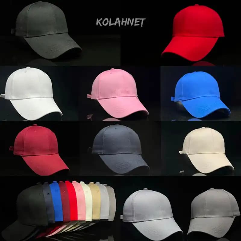 کلاه بیسبالی کتان ساده کد 5326