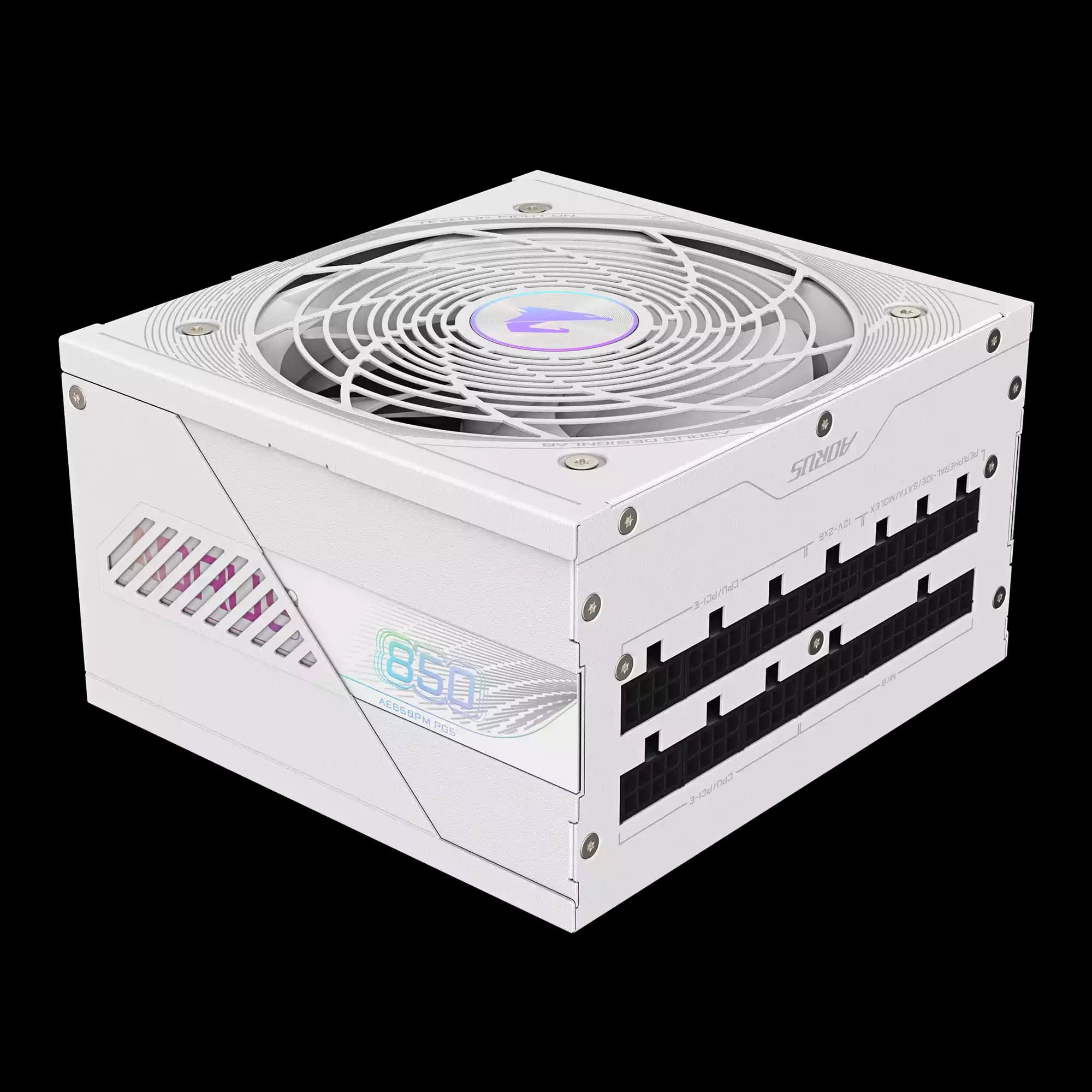 پاور ماژولار گیگابایت مدل AORUS ELITE P850W 850W PCIe 5.1 ICE (Rev. 2.0) — تصویر ۲