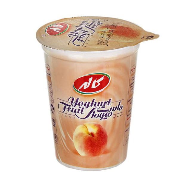 ماست میوه ای هلو کاله 450 گرمی