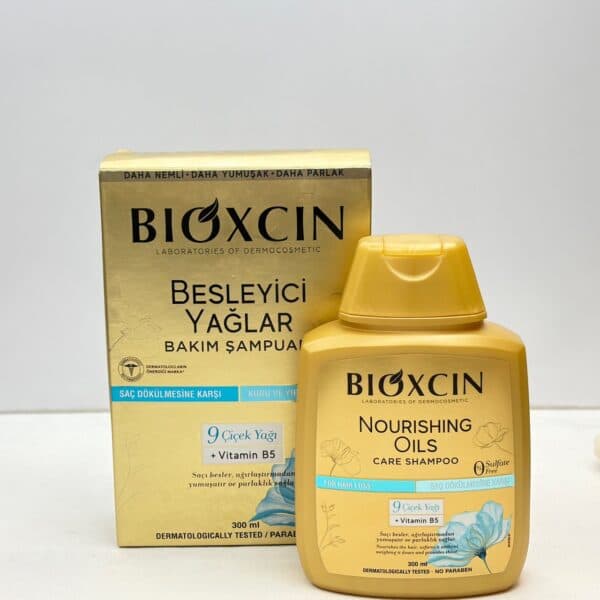 شامپو بیوکسین روغنهای مغذی (طلایی) BIOXCIN Nourishing Oils Care Shampoo