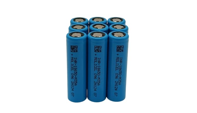 باتری لیتیوم یون مدل MOLICEL-INR18650-M35A-10C-HP-3500Mah — تصویر ۲