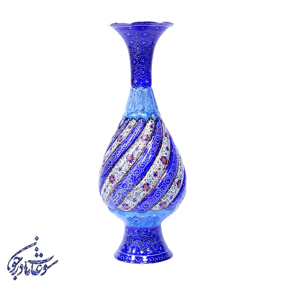 گلدان صراحی میناکاری — تصویر ۳