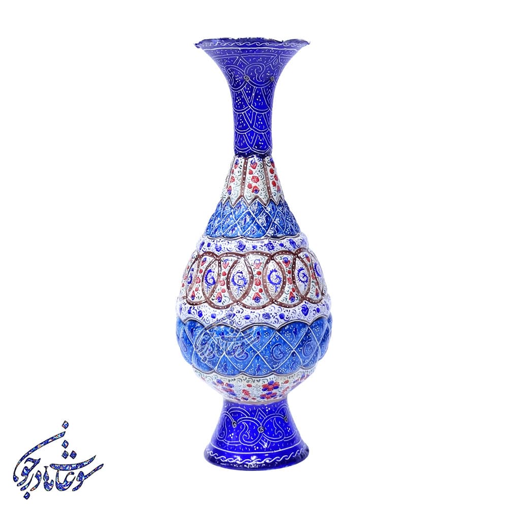گلدان صراحی میناکاری — تصویر ۴