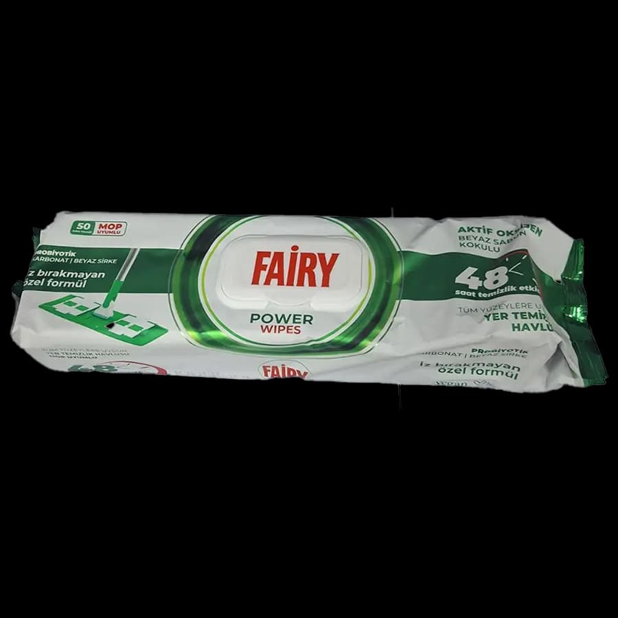 دستمال مرطوب مخصوص تی فیری رایحه صابون سفید بسته 50 عددی