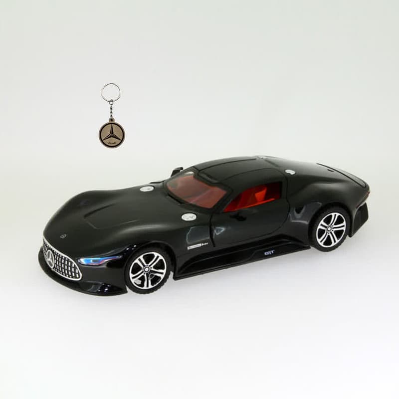 ماکت ماشین ناب سل مدل مرسدس بنز ای ام جی ویژن جی تی فلزی چراغدار درب خفاشی کد Mercedes Benz AMG Vision GT — تصویر ۶