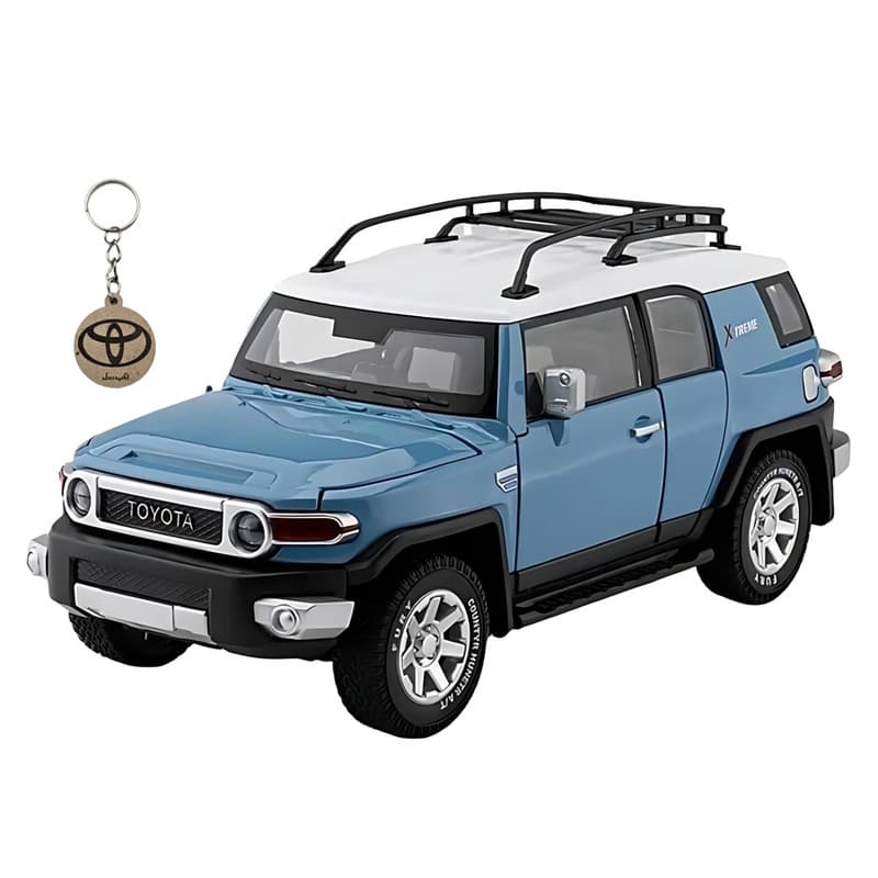 ماکت ماشین ناب سل مدل تویوتا اف جی کروز فلزی TOYOTA FJ CRUISERبه همراه جاسوییچی — تصویر ۲