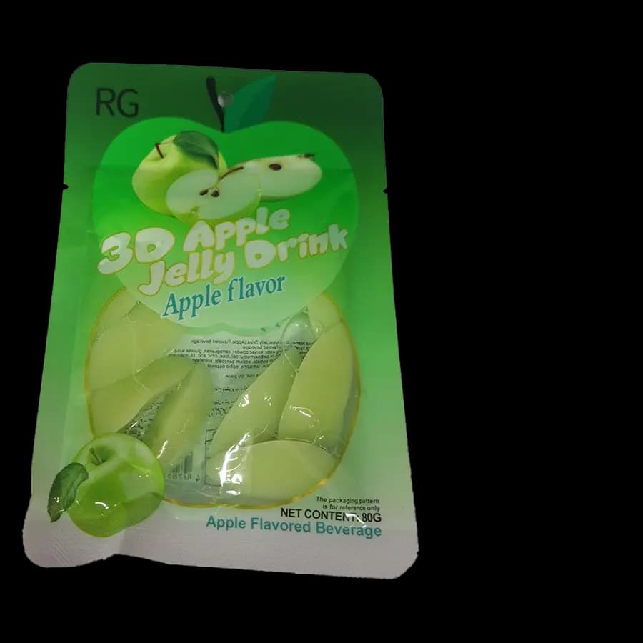 پاستیل ژله ای فانتزی طرح سیب سبز 80 گرمی بسته 24 تایی — تصویر ۲
