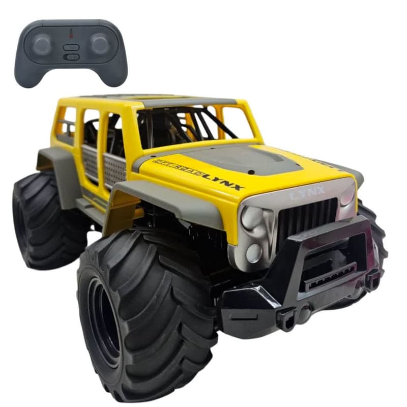 ماشین بازی کنترلی ناب سل مدل ضد آب آفرود شارژی چراغدار کد Waterproof off-road car solong RC — تصویر ۵