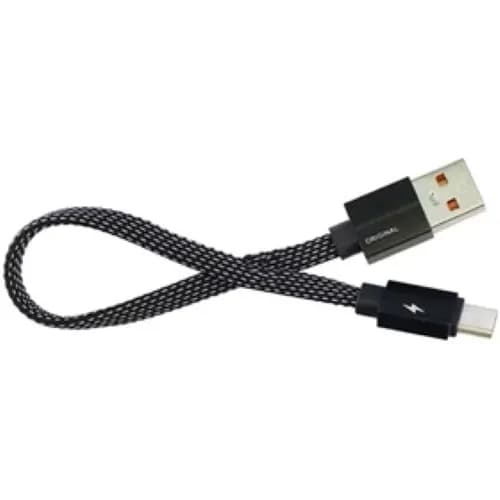 کابل شارژ پاوربانکی کنفی مدل PM-02 سر فلزی طول 25 سانتی متر