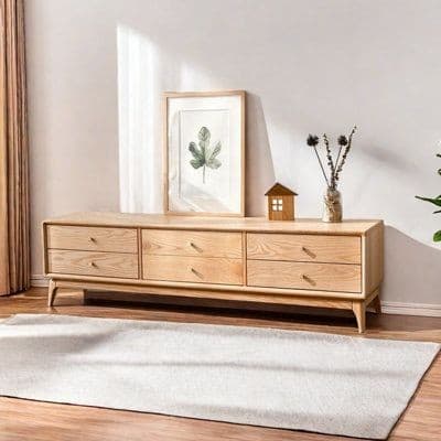 میز تلویزیون لاکچری چوبی مدل دیوا