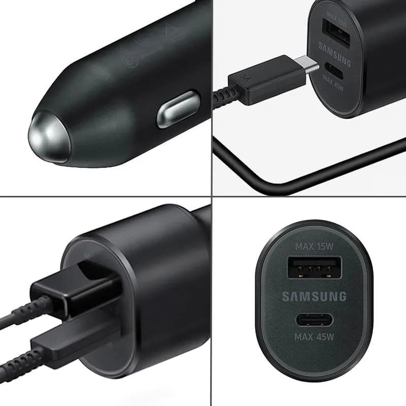 شارژر فندکی سامسونگ مدل EP-L5300 توان 45 وات مناسب شارژ سریع — تصویر ۳