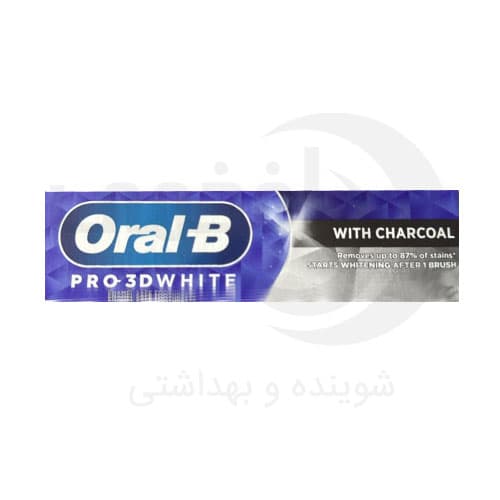 خمیر دندان سفید کننده اورال بی مدل Pro 3D White حجم ۷۵ میل