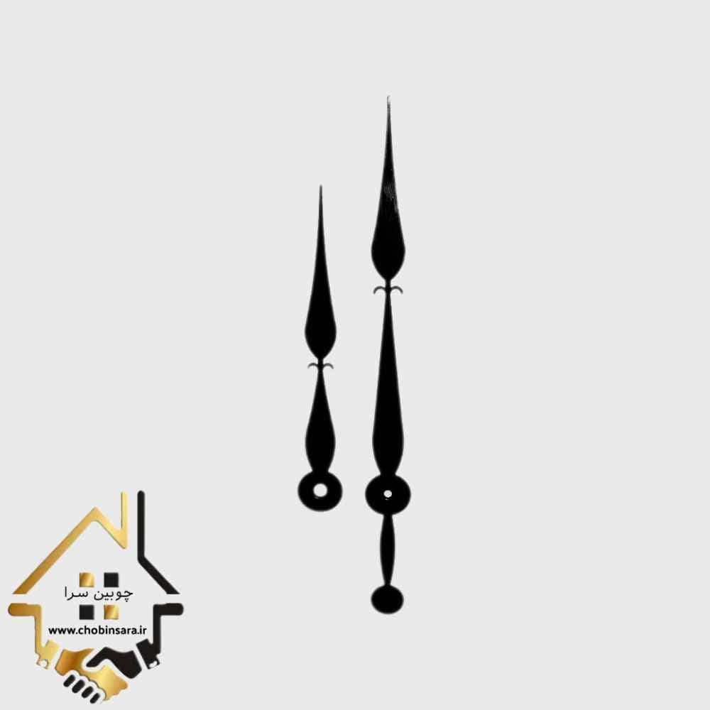 عقربه ساعت دیواری مشکیp19