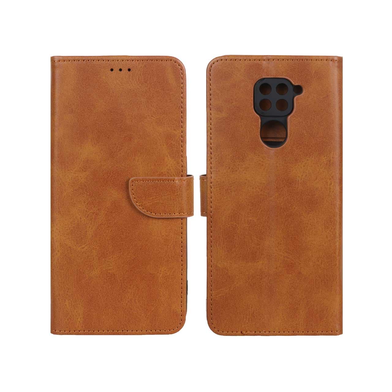 کیف چرمی کلاسوری جا کارتی موبایل مگنتی مدل شیائومی Xiaomi Redmi Note 9-کد4408 — تصویر ۴