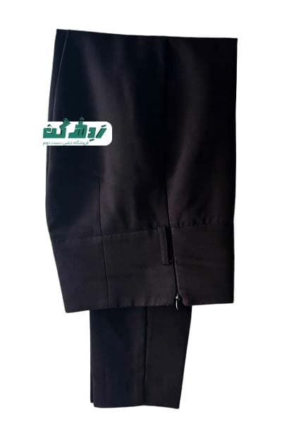 شلوار پارچه ای بغل زیپ دخترانه دست دوم