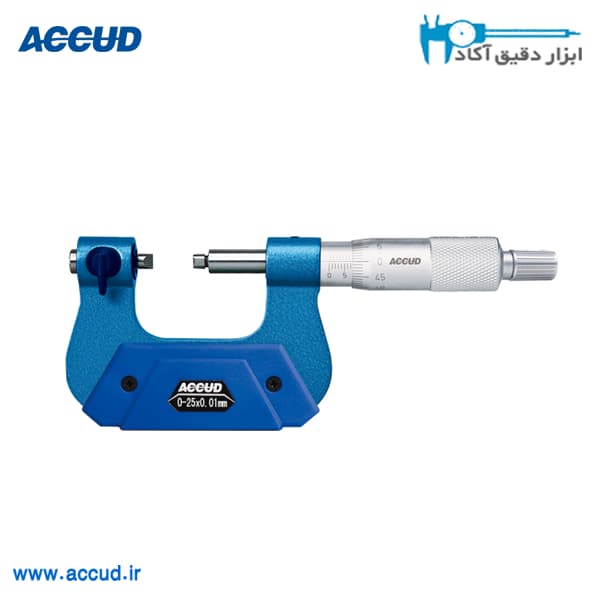 میکرومتر رزوه پیچ 125-100 میلی متر Accud (اکود با گارانتی شرکتی) مدل 343-005-02