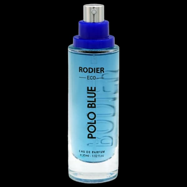 عطر جیبی مردانه رودیر اکو مدل پولو بلو POLO BLUE حجم 30 میلی لیتر — تصویر ۲
