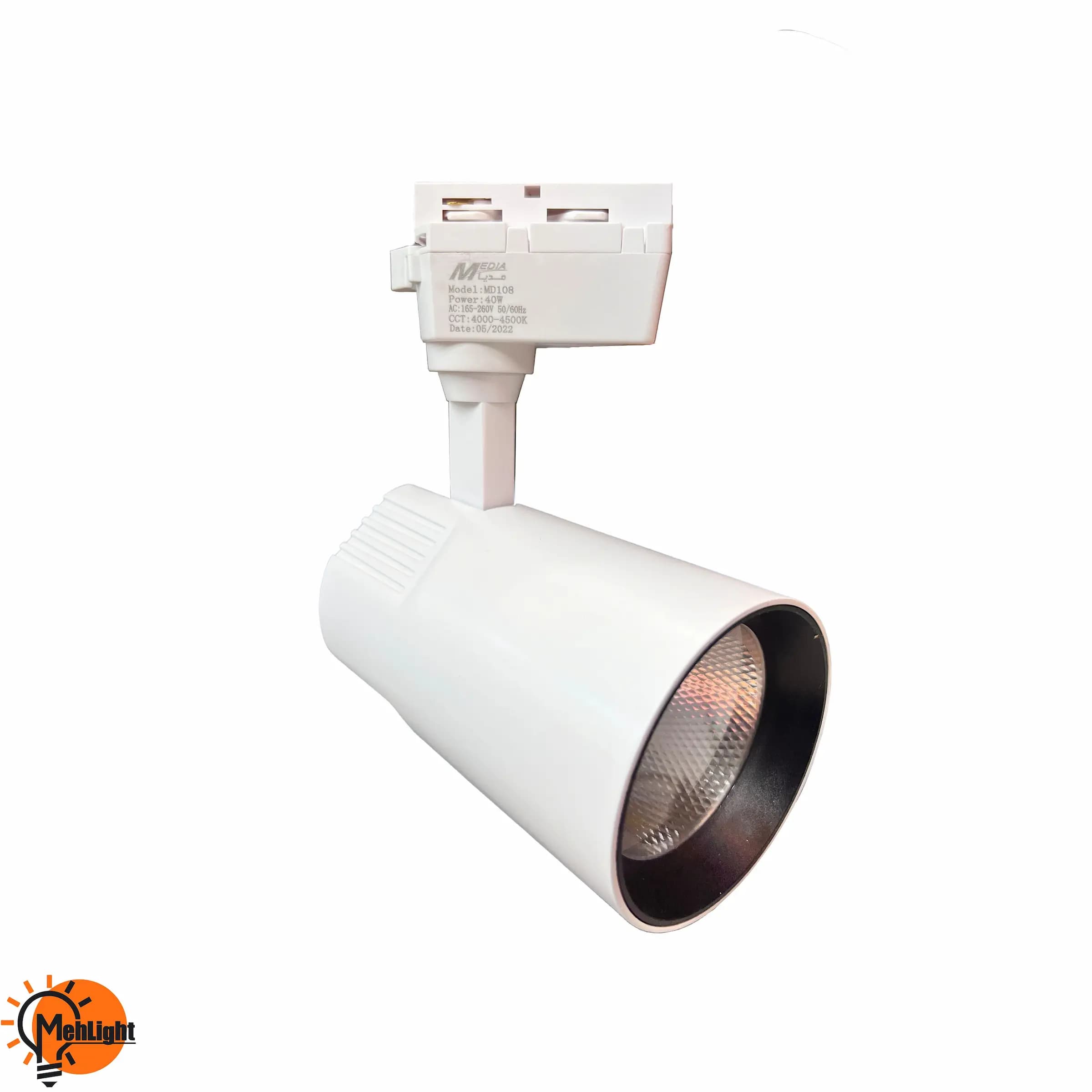 چراغ ریلی 40 وات کد 108 مدیا — تصویر ۲