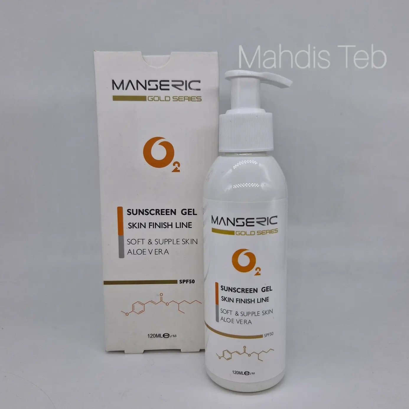 ژل ضد آفتاب مانسریک| 120ml