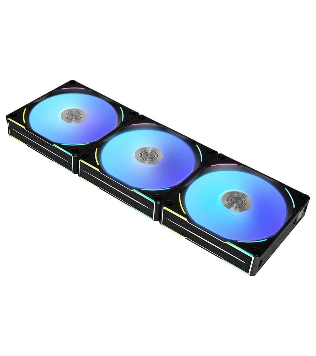 فن کیس لیان لی UNI FAN AL V2 Black بسته 3 عددی — تصویر ۲