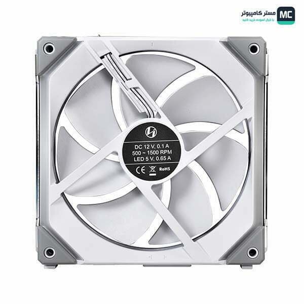 فن کیس لیان لی UNI Fan SL120 RGB White بسته 3 عددی — تصویر ۴