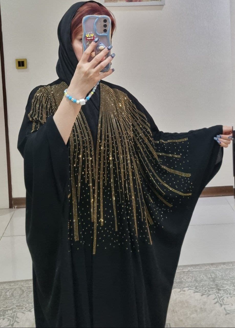 مانتو عبایی نگینی زنانه