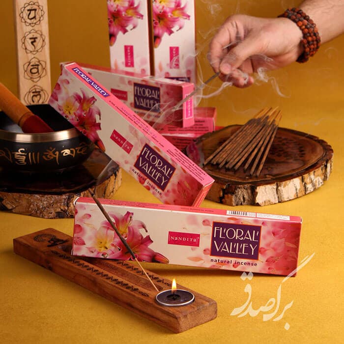 عود فلورال ولی Flora Valley برند NANDITA