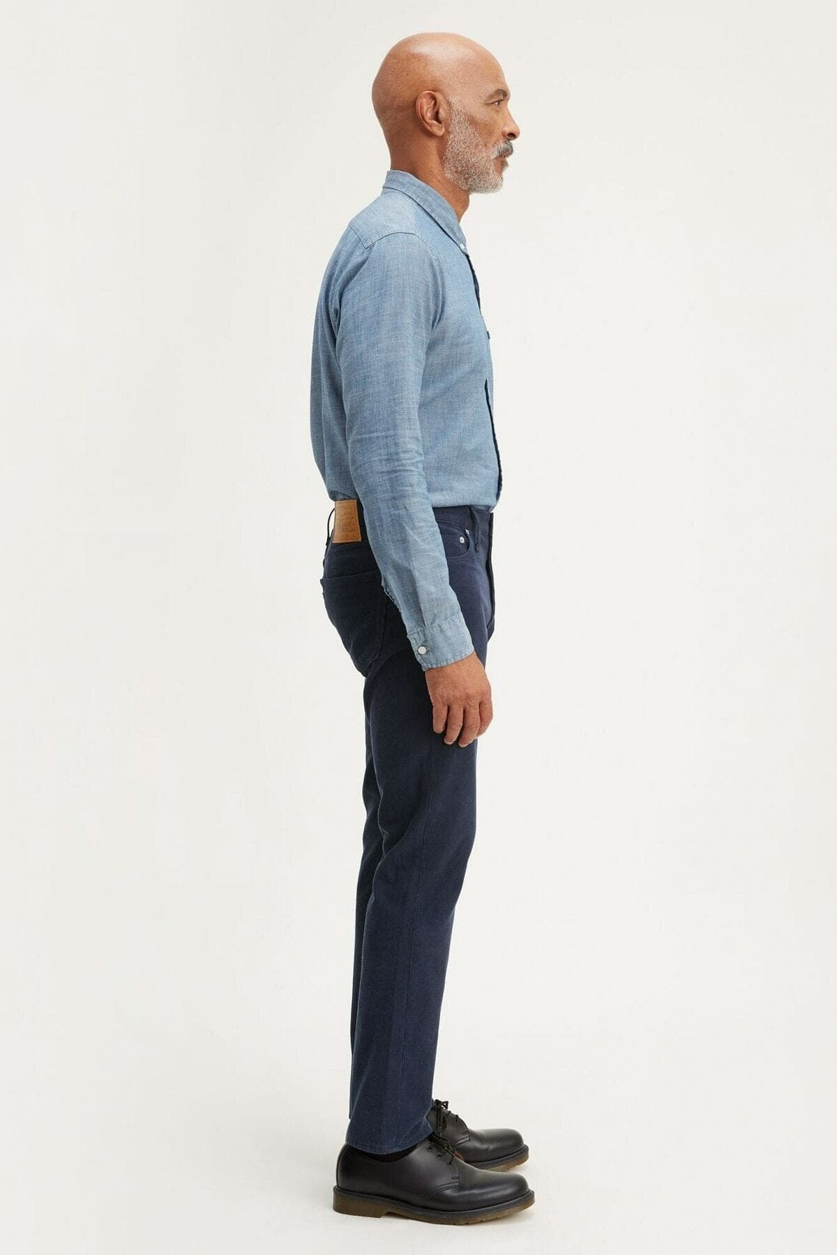 شلوار جین لیوایز مردانه آبی سرمه ای راسته Slim Fit/اسلیم فیت فاق نرمال Slim/اسلیم فیت Daily/روزانه | Levi’s 04511-3853 — تصویر ۳