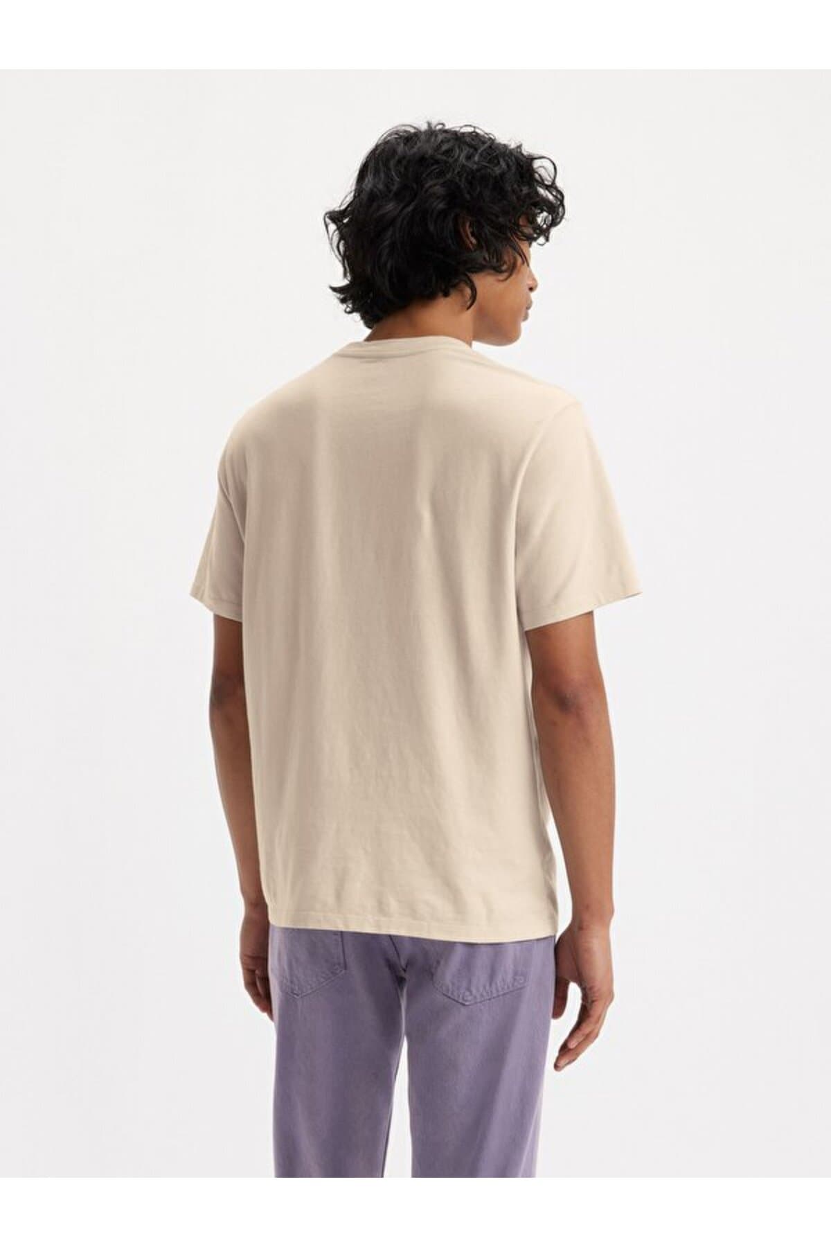 تی شرت لیوایز مردانه پنبه ای قرمز راسته Regular/رگولار بیسیک کژوال/روزمره | Levi’s A332801050 PK — تصویر ۳