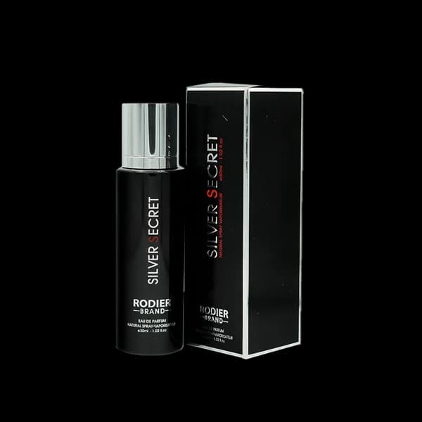 عطر جیبی مردانه رودیر مدل سیلور سکرت Silver Secret حجم 30 میلی لیتر — تصویر ۳