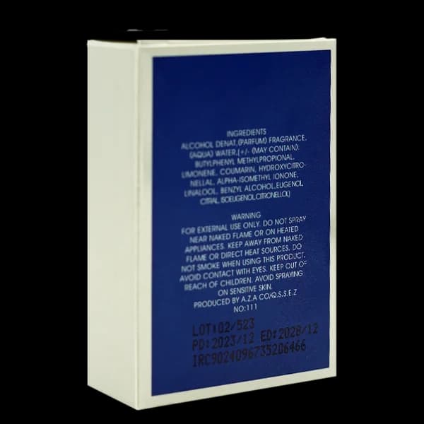 عطر جیبی مردانه بالرینا مدل بلو شنل Blue Shanell حجم 25 میلی لیتر — تصویر ۴