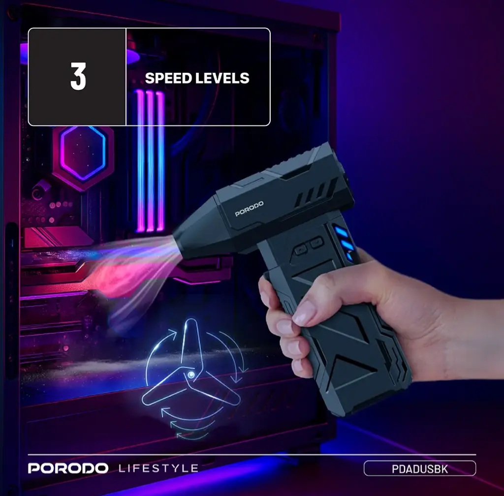 جت فن توربو پرودو مدلPorodo Turboblast Portable Air Blower PDADUS — تصویر ۶