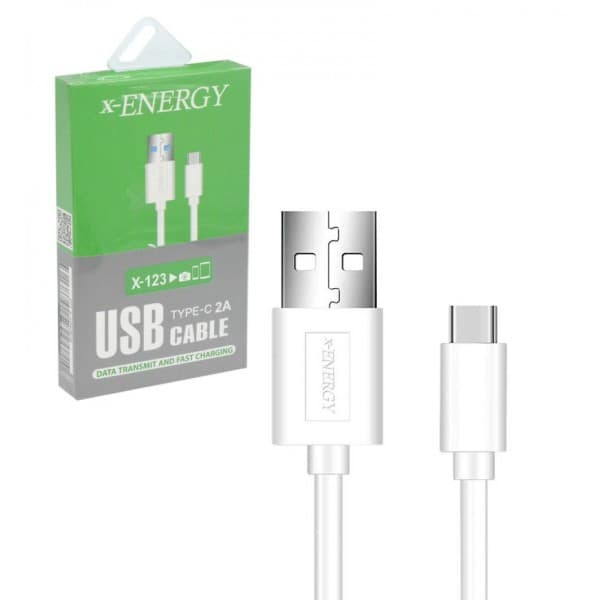 کابل تایپ سی فست شارژ X-Energy X-123 2A 2m