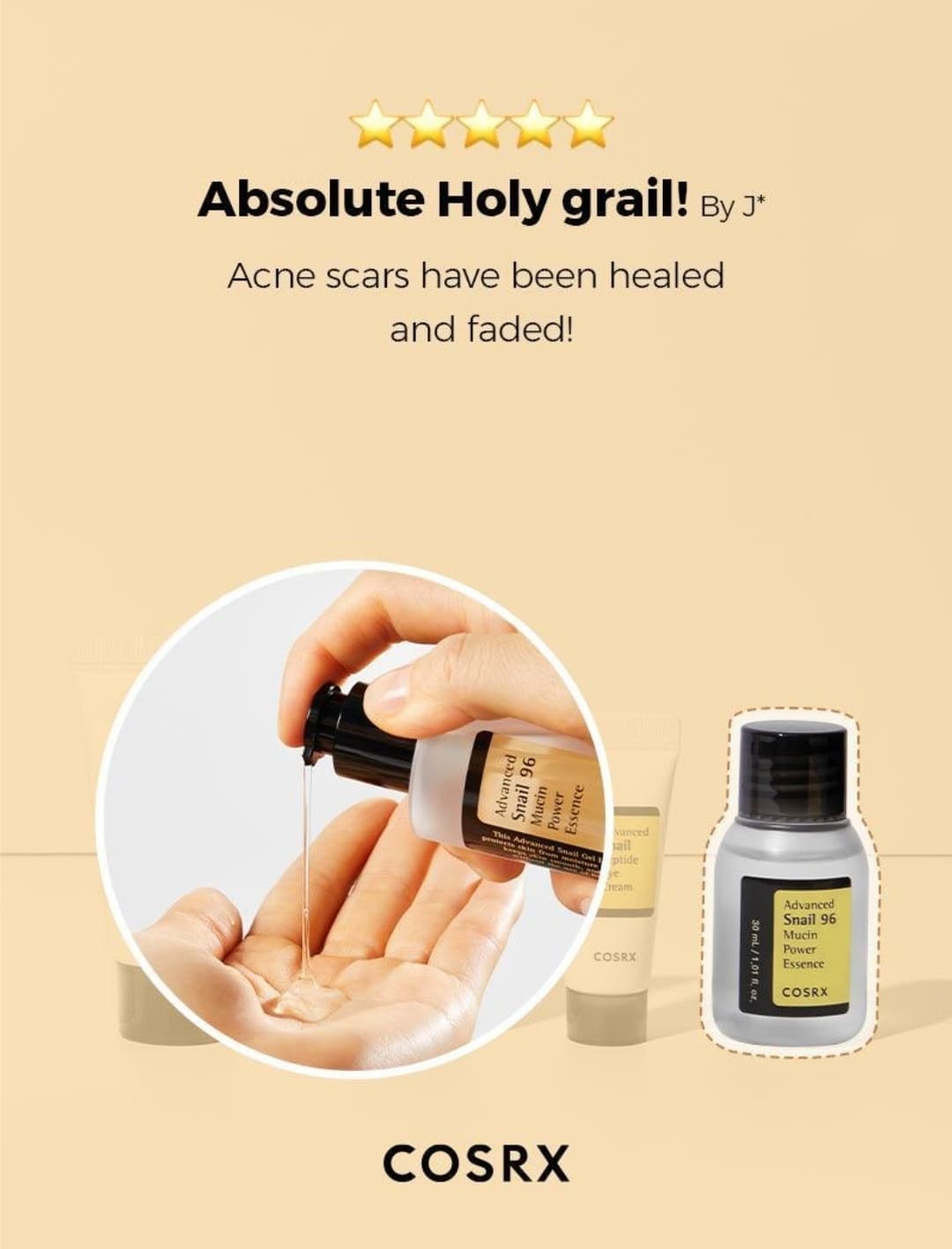 کیت ترمیم کننده پوست چهار مرحله ای حلزون کوزارکس all about snail kit — تصویر ۷