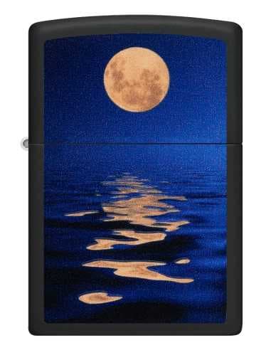 فندک زیپو طرح ماه شب تاب Zippo 49810 (FULL MOON) — تصویر ۳