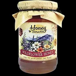 عسل ارگانیک خالص گل های وحشی هانی تاون 400گرمی Honey Town Wildflower Row Honey