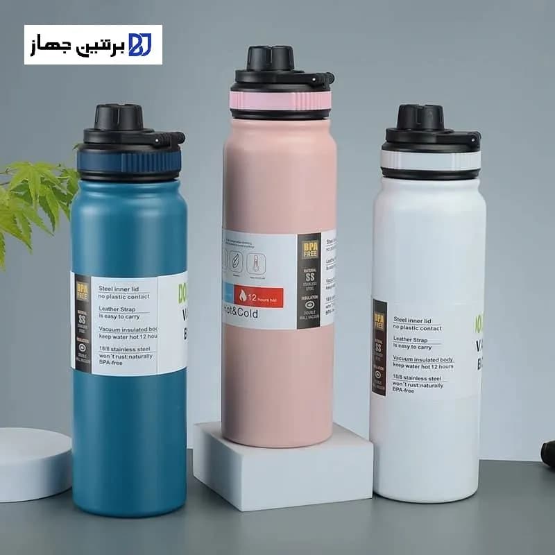 بطری استیل فیلتر دار و ضد زنگ اسپورت