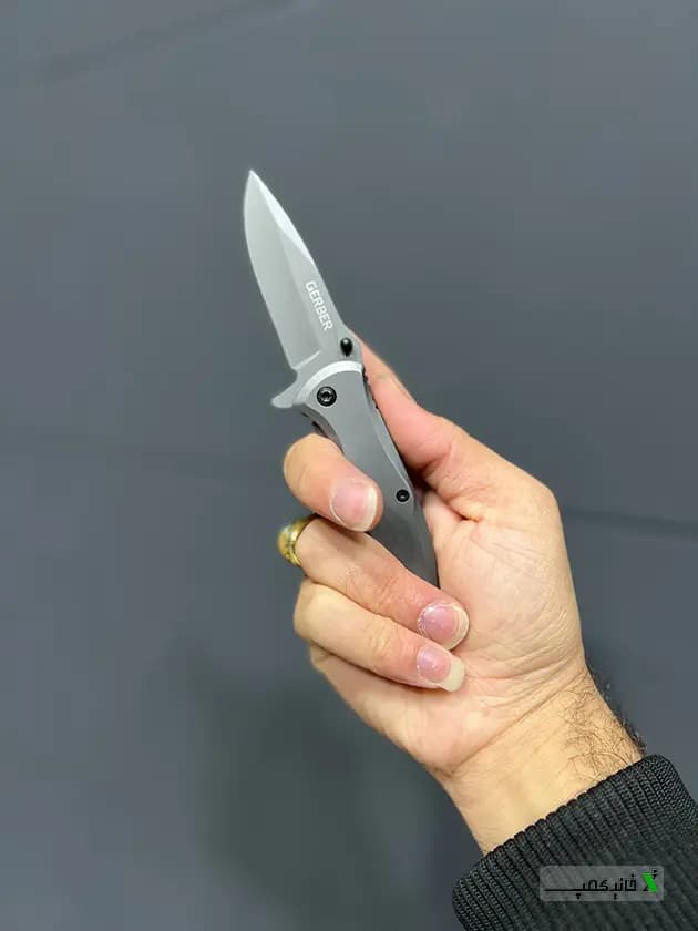 چاقو شکاری کامل فلز سایز کوچک برند گربر کد b۳۴۲ — تصویر ۴