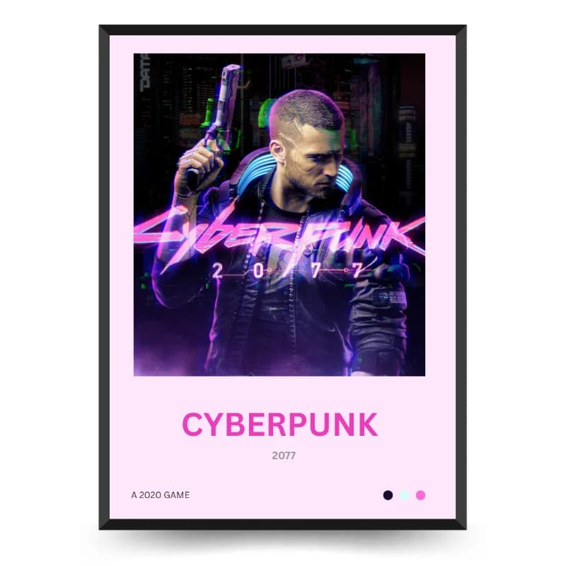تابلو گیمینگ Cyberpunk